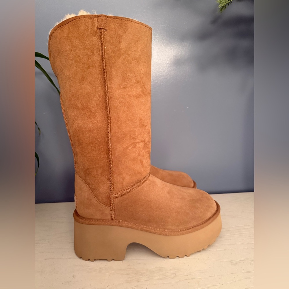 UGG Classic New Heights Cuffable Chestnut Tall Boots - Women's